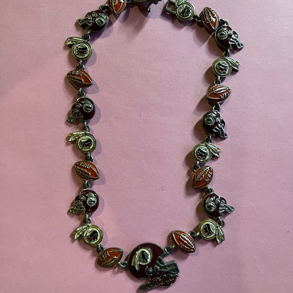 Necklace inspired by Vintage NFL Football team Washington Redskins.